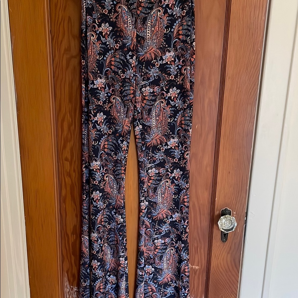 Floral Paisley Print Women's Pants